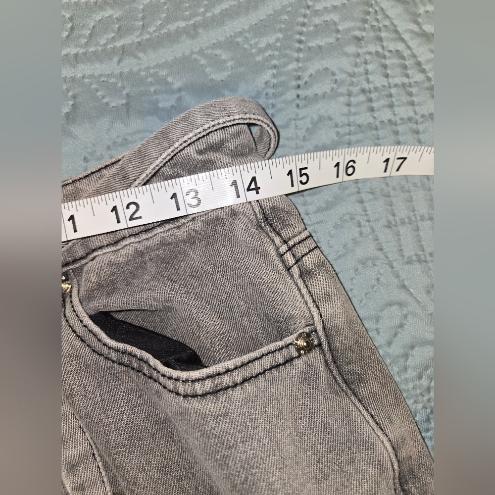 Edikted Women's S Gray Wide-Leg Jeans NEW - Picture 13 of 16